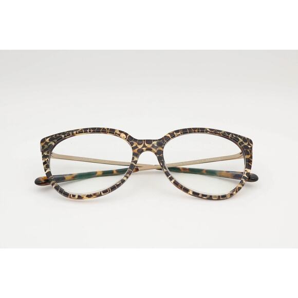 COACH HC6125 5519 CAT 5519 SPOTTY TORTOISE SIGNATURE EYEGLASSES FRAMES 54-16-140 - Picture 4 of 5